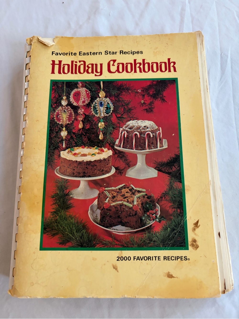 Vintage Favorite Eastern Star Recipes Holiday Cookbook 2000 Recipes 1970 OES**